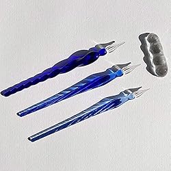 Joi-Fun High Borosilicate Glass Dip Pen Ink Set- 3