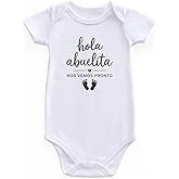 KEDFQV abuelita Baby Clothes Baby Outfits Girl Boy Funny Baby Bodysuits