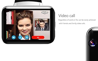 Domino dm98 2,2 pulgadas Android 4.4 3 G Smartwatch teléfono ...