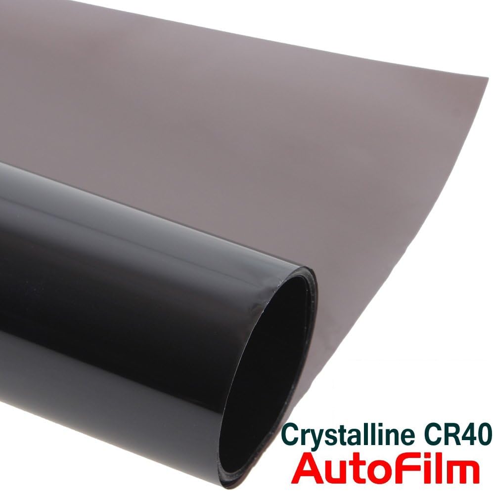 GB Materials CR40 Automotive Window Tint Film Solar Protective 3M Crystalline 40% VLT size 60" inch by 20" inch (152.4cm x 50.8cm)