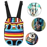 Homdox Bicycle Front Dog Carriers Portable Convenient Lightweight Outdoor Travel Pet Carrier Free Your Hands Safe to Carry Your Pet L