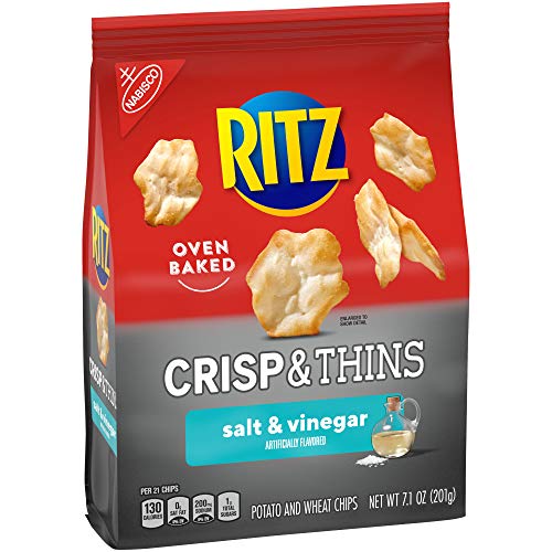 Ritz crisp&thin crackers salt and vinegar 1x7.1oz (044000050948)