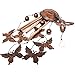 HANGHANG Butterfly Wind Chime Unique Outdoor with 4 Aluminum Tubes Soothing Melody Wind Chimes for Outdoor