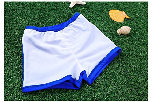 Monvecle Little Boys' 3-Pieces Rash Guard Swimsuits UPF 50+ Sun Protection Swim Set Fish 2T-3T