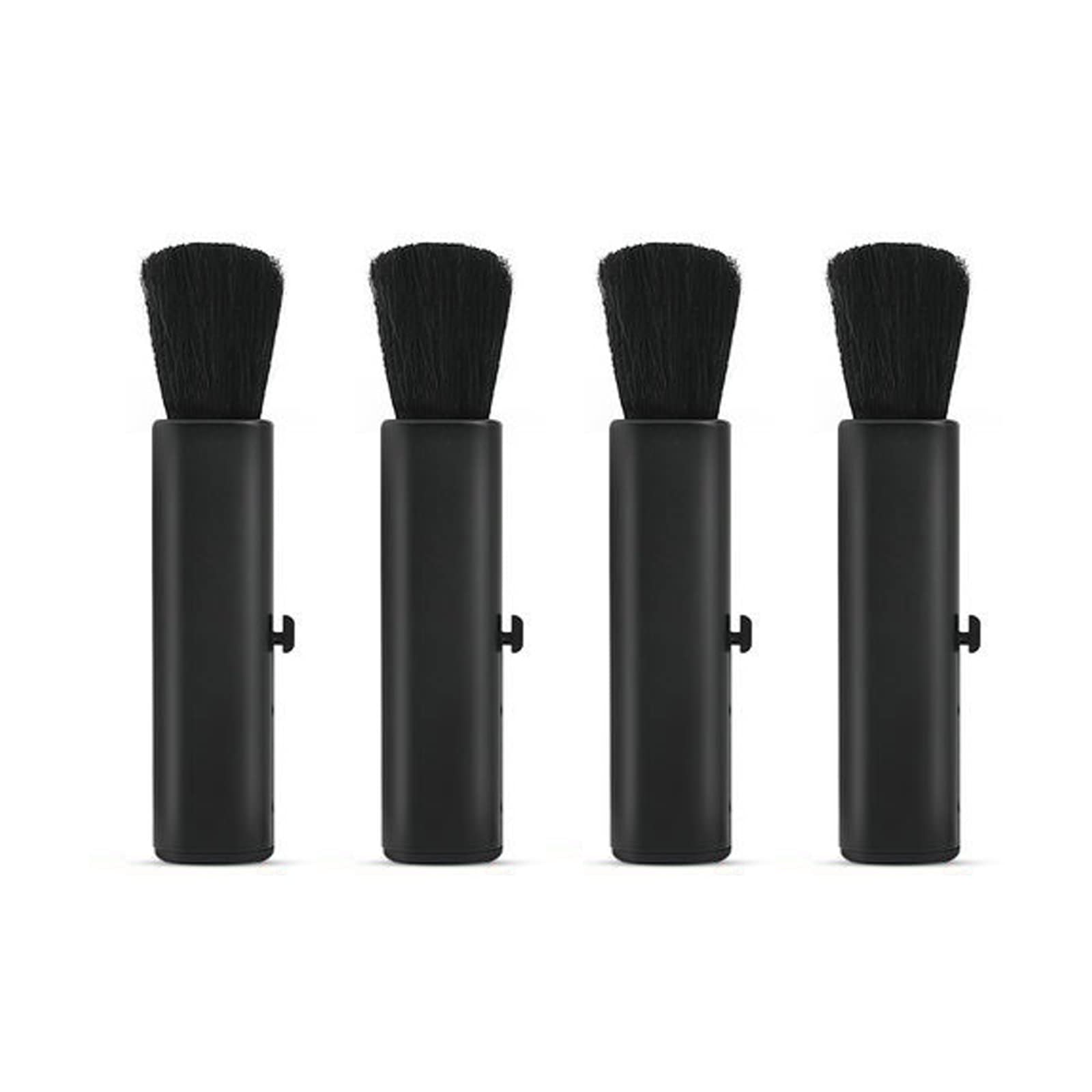 WANGCL 4 Pieces Portable Laptop Cleaning Brush for Laptops Keyboard Mobile Phones Cameras Digital Products Auto Accessories（Black）