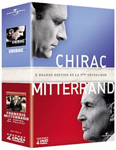2 Grands Destins De La Ve République - Coffret - Chirac + François Mitterrand - Le Roman Du Pouvoir