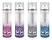 China Glaze Nail Spray Color Set ( Plantinum Silver, Bright Blue, Magenta Shimmer, Purple Shimmer)