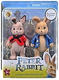 Peter Rabbit Movie~2 Pack Collectible Figure Set Poseable Figures Peter Rabbit and Flopsy