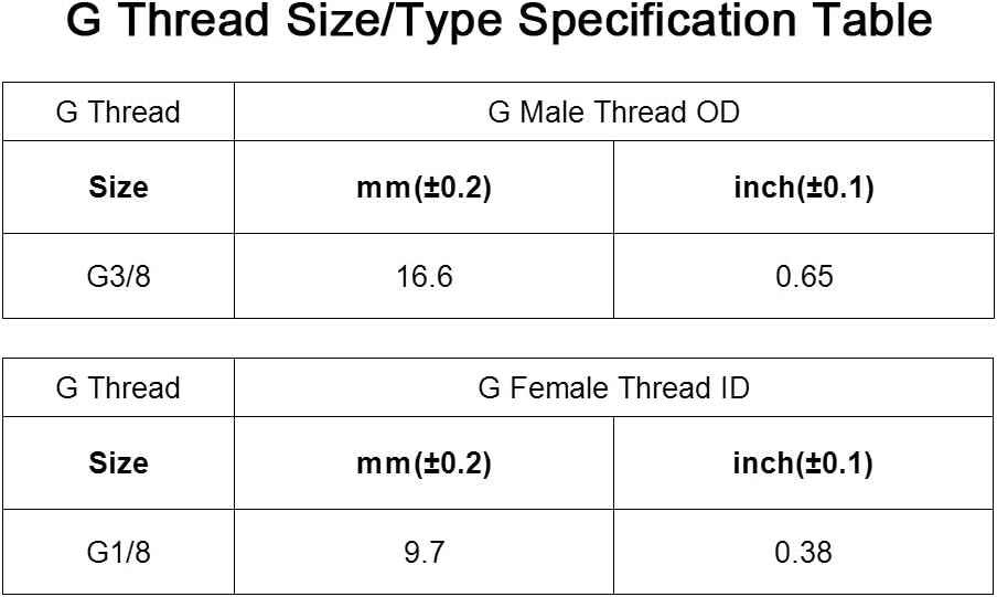sourcing map Air Compressor Check Valve, M10xM14xPT3/8 Male Thread, 3 Way Pneumatic Accessory, Brass 2pcs - Image 5