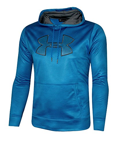 Under Armour Men's Storm Fleece Big Logo Hoodie Athletic Hooded Printed Shirt (XXL)