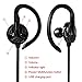 Maxbo Wireless Bluetooth Headset Light Weight Earphone for Sports with Built-in Mic Hands Free Calls Ergonomic Design Earhook Earbuds Bass for iPhone Samsung LG HTC Motorola iPad (Black)