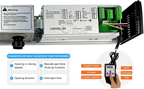 Olide Swing Door Closer,Automatic Door Opener and Closer (with wired&wireless disabled switches), Silver - Image 5
