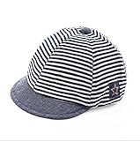 Jewby Newborn Handmade Hat, Cotton Soft Cap For Babies 3-12 Months (Deep Blue)