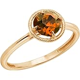 Amazon Essentials 10k Gold Imported Crystal March Birthstone Ring (previously Amazon Collection)