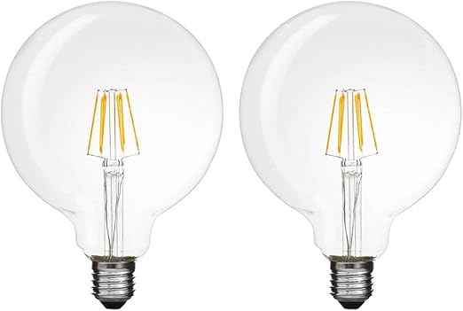 Amazon Co Jp Led Clear Light Bulb E26 1000lm Base 100w Phase Ball Shape 360 Degree Omnidirectional Long Life Energy Saving Light Bulb Color 2700k Retro Atmosphere Lighting Not Dimmable Set Of 2 Kitchen
