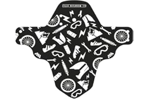 All Mountain Style MTB Front Wheel Mud Guard - Lightweight & Durable Protection - Universal Fit - Protect Against Mud, Water Spray and More