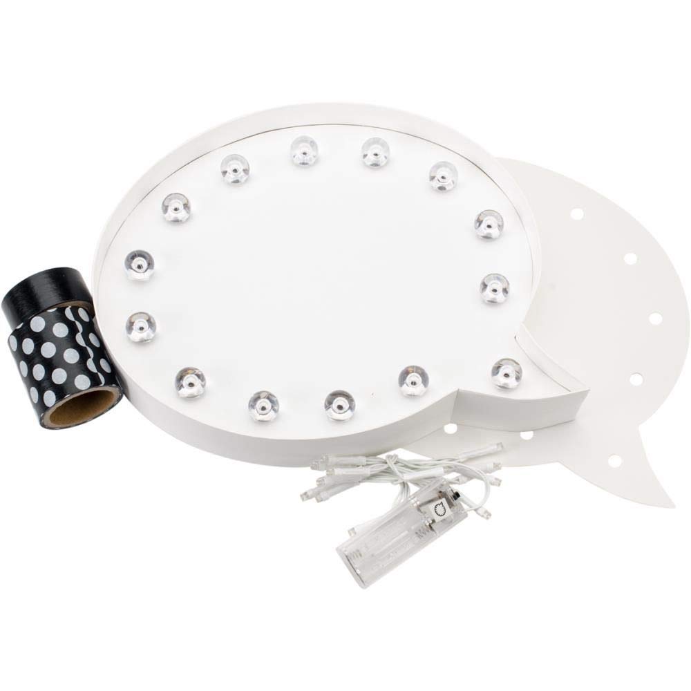 American Crafts Marquee Kits, White