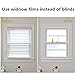 Fancy-fix Privacy Window Film Non-adhesive Window Frosted Anti UV stained Glass Cling for Bathroom 11 Inches By 59 Inches