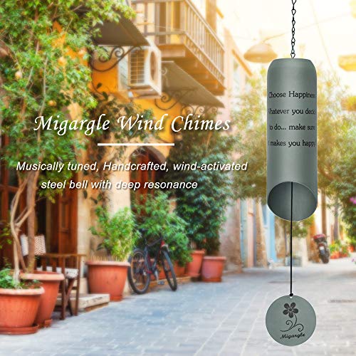 Migargle Wind Chimes Heroic Wind Bell-Outdoor Wind Chimes for Garden, Windows, Gift for Thanksgiving, Christmas, 24 inch - Thumbnail 5