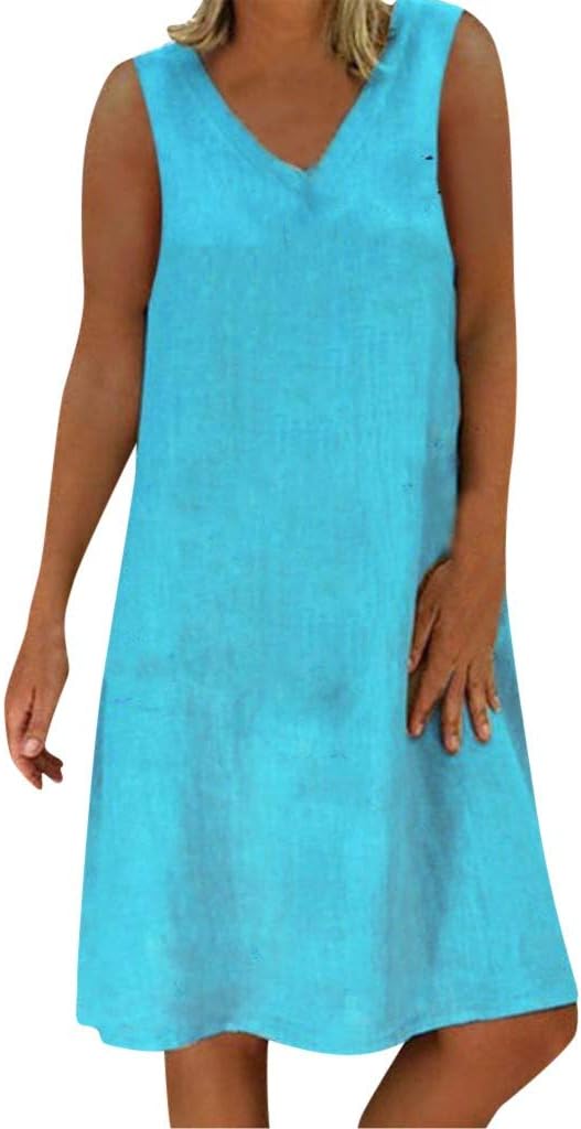 Dresses for Women UK Casual Summer Style Feminino Vestido T-Shirt Cotton Plus Size Ladies Spring Summer 2019