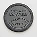 Btopars Black Trail Rated 4x4 Metal Emblem Badge Sticker for Jeep Wrangler Cherokee Liberty