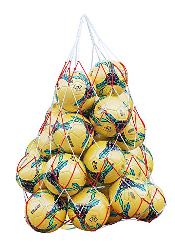 image for JINTN Multiple Ball Net Bag 10-15 Balls Large Capacity Ball Equipment 