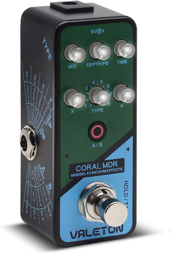 Valeton Coral MDR Digital Chorus Modulation Delay Reverb Multi Effects