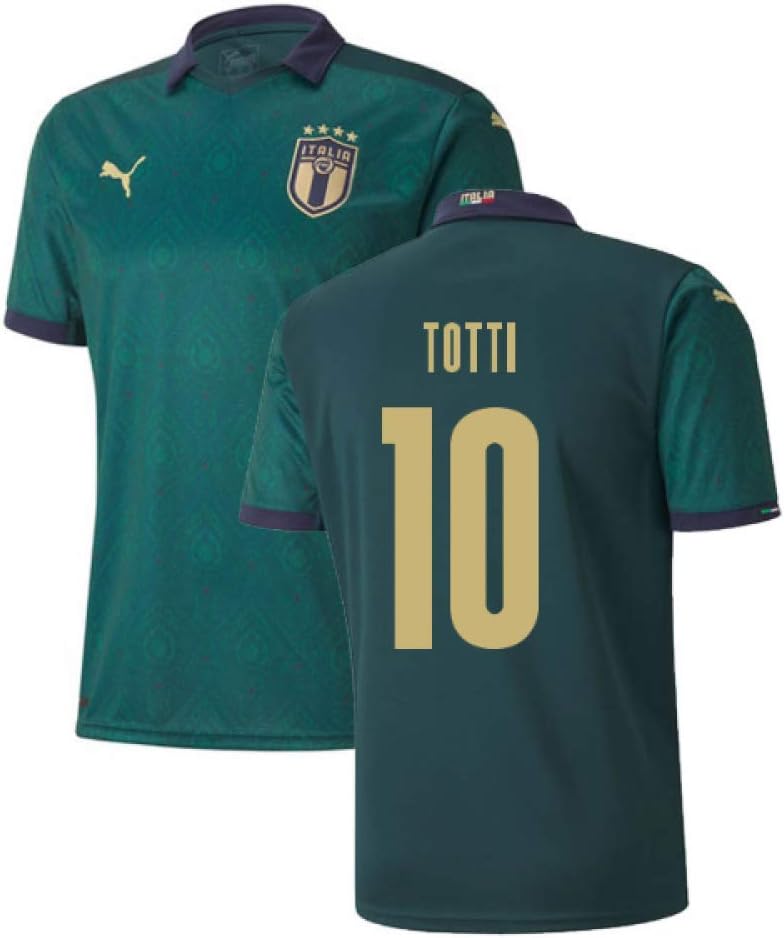 2019-2020 Italy Renaissance Third Puma Football Soccer T-Shirt (Kids) (Francesco Totti 10)