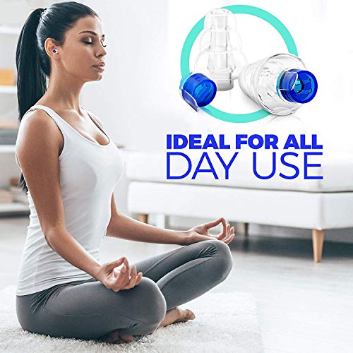 ALMA Ear Plugs Noise Reduction - Reusable Silicone Sound Protection - Best Noise Cancelling for Professional Musician Shooting Sleeping Concert Swimming Festival Motorcycle Travel Construction Work
