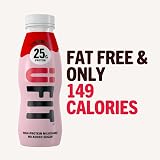 UFIT 25g Protein Shake Strawberry Ready to Drink 10 x 330 ml view 4