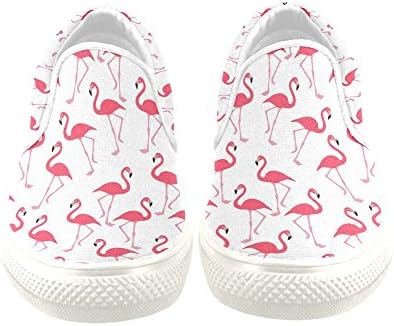 D-Story Custom Sneaker Pink Flamingo Women Unusual Slip-on