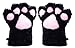 Odema Womens Winter Warm Gloves Cosplay Cat Paw All Cover Mittens for Girls