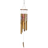 Afirst Bamboo Wind Chimes, Cardinals Wooden