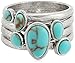 Lucky Brand Turquoise Stack Ring, Size