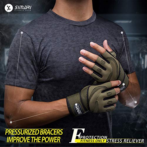 Simari Workout Gloves Men Women Full Finger Weight Lifting Gloves With Wrist Support For Gym Exercise Fitness Training Lifts Made Of Microfiber And Spandex Fiber Smrg902 Pricepulse