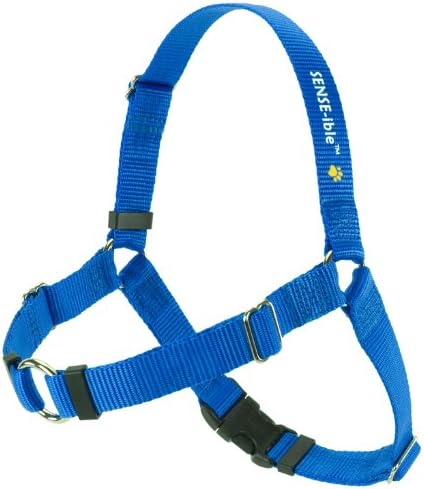 Sense-ible No-Pull Dog Harness - Blue Medium/Large Wide
