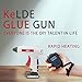 KeLDE USB Rechargeable Full Size Hot Glue Gun, 30Sec Quick Heat Up Cordless Hand Glue Gun With 20pcs 0.6x0.27” Glue Sticks Set, Fine Tip Nozzle