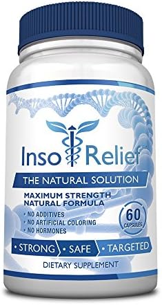 InsoRelief - The #1 Choice for Combating Insomnia - 100% Natural and Non-Habit Forming - with Valerian, Hops, Melatonin, L-ornithine - Improves Sleep Quality - 100% Money Back - 1 Bottle Supply