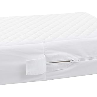 clevamama cot bed mattress protector