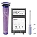 Powilling 21.6V 3.5Ah Lithium-Ion Battery Replacements for Dyson V8 Cordless Handheld Vacuum Dyson V8 Absolute(with Dyson Vacuum Parts, HEPA Post&Pre-Filter V8 Kit, Dyson V8 Animal Replace Filter Kit)