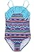 Sociala Girl's Tribal Fringe One Piece Swimsuits Bathing Suits Swimwear 3-14T
