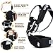 Baby Hip Seat Belt Carrier – Safety Certified Front Facing Back Pain Relief Soft Carrier (Ergonomic M Position), 100% Cotton for All Seasons, Child Infant Toddler, Perfect Baby Shower Gift