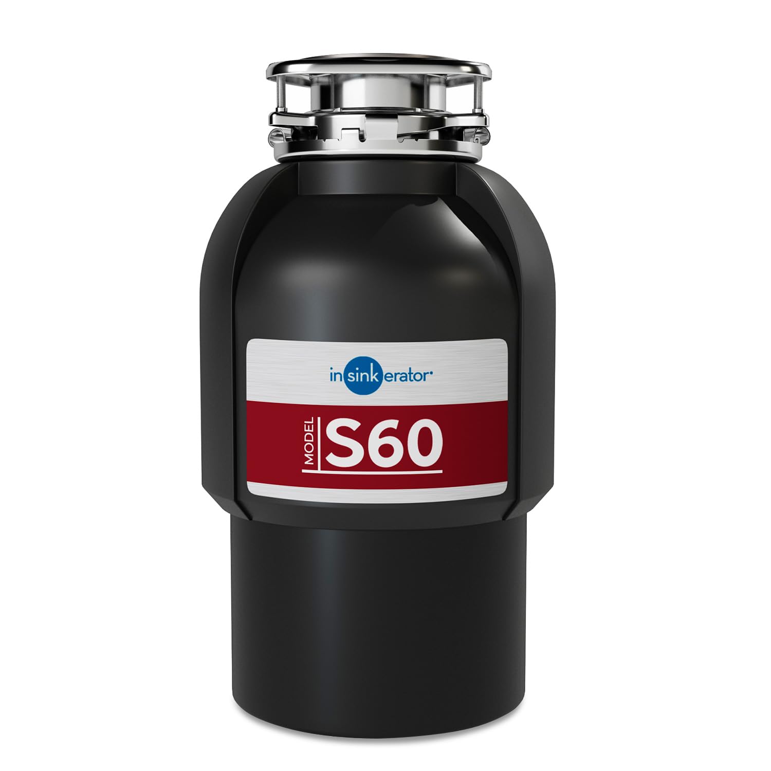 InSinkErator Model S60 Waste Disposal Unit with Air Switch - Food Waste Disposal Unit for Sink use w/Instruction Manual - Kitchen Sink Accessories and Gadgets - 17.3 x 17.3 x 31.8 cm - Black