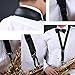 Jiuxun Saxophone Strap of Harness - Adjustable Soft Padded Sax Shoulder Strap Design for Bass Tenor Alto Saxophone with Snap Hook
