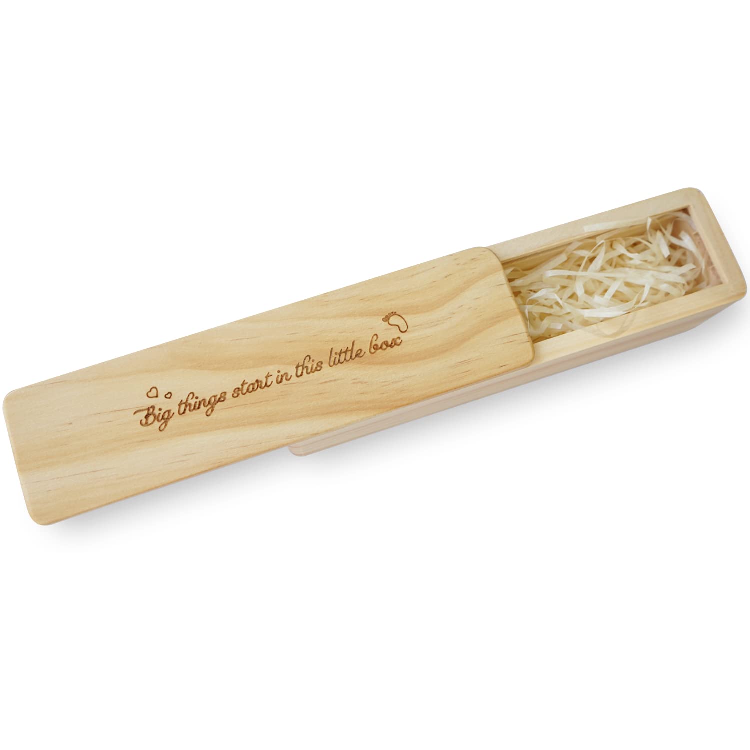 Pregnancy Test Keepsake Box, Pregnancy Announcement for Dad, Baby Announcements Ideas Wooden Baby Keepsake Box