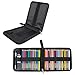 Damero 36 Colored Pencil Case, Pen Holder, Travel Organizer Bag for Artist (NO Pencils Included), Black