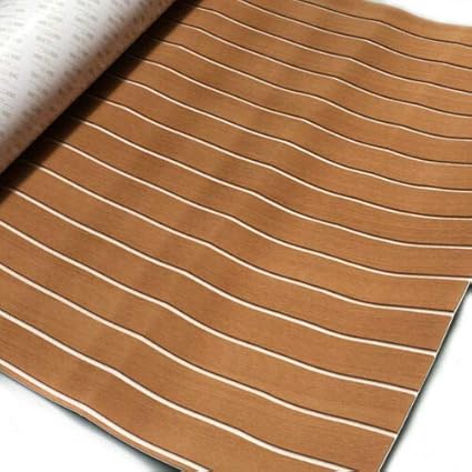 Amazon Com Dominty Deluxe Marine Flooring Faux Teak Eva