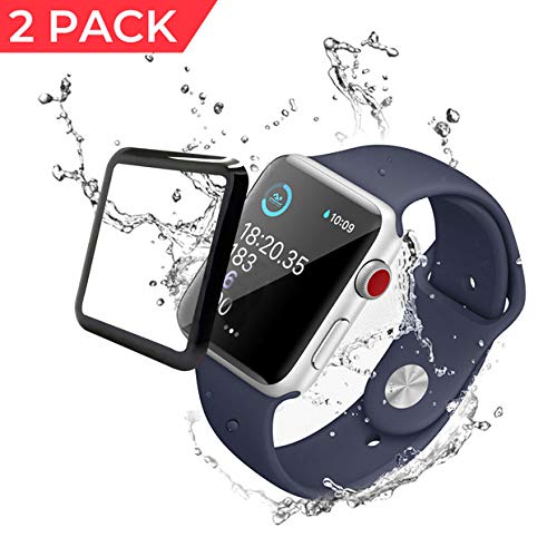 Watch Screen Protector 42mm(2 Units) Invisible Clear Ultra-Thin Screen Protector Universal Round Protection Good Compatible for Apple Watch 1/2/3 (42mm Diameter)