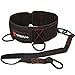 Advanced Dip Belt V2 – Heavy-Duty Weighted Belt with Reinforced Back, Chain & Nylon Strap – 3-Point Anchor D-Rings for Dips, Pull-Ups, Squats & More