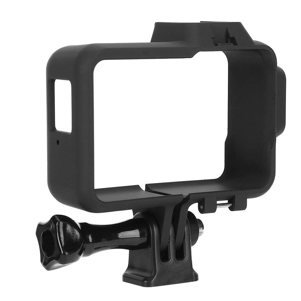 Topiky Sports Camera Protective Cage, Anti-Vibration Extension Frame Shell Case with Cold Shoe Mount for ONE R Action Camera